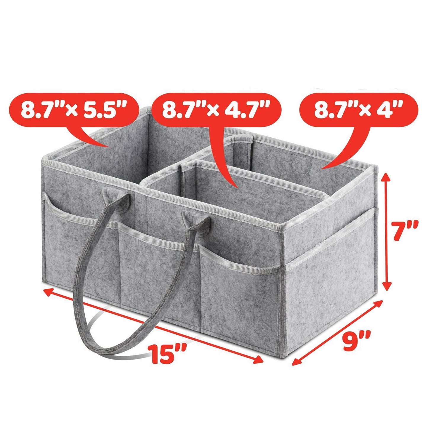 Baby Diaper Organizer - Keep Essentials Organized & Within Reach