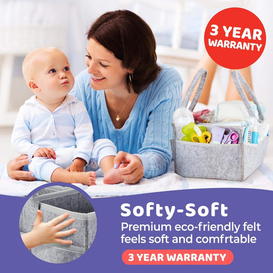 Baby Diaper Organizer - Keep Essentials Organized & Within Reach