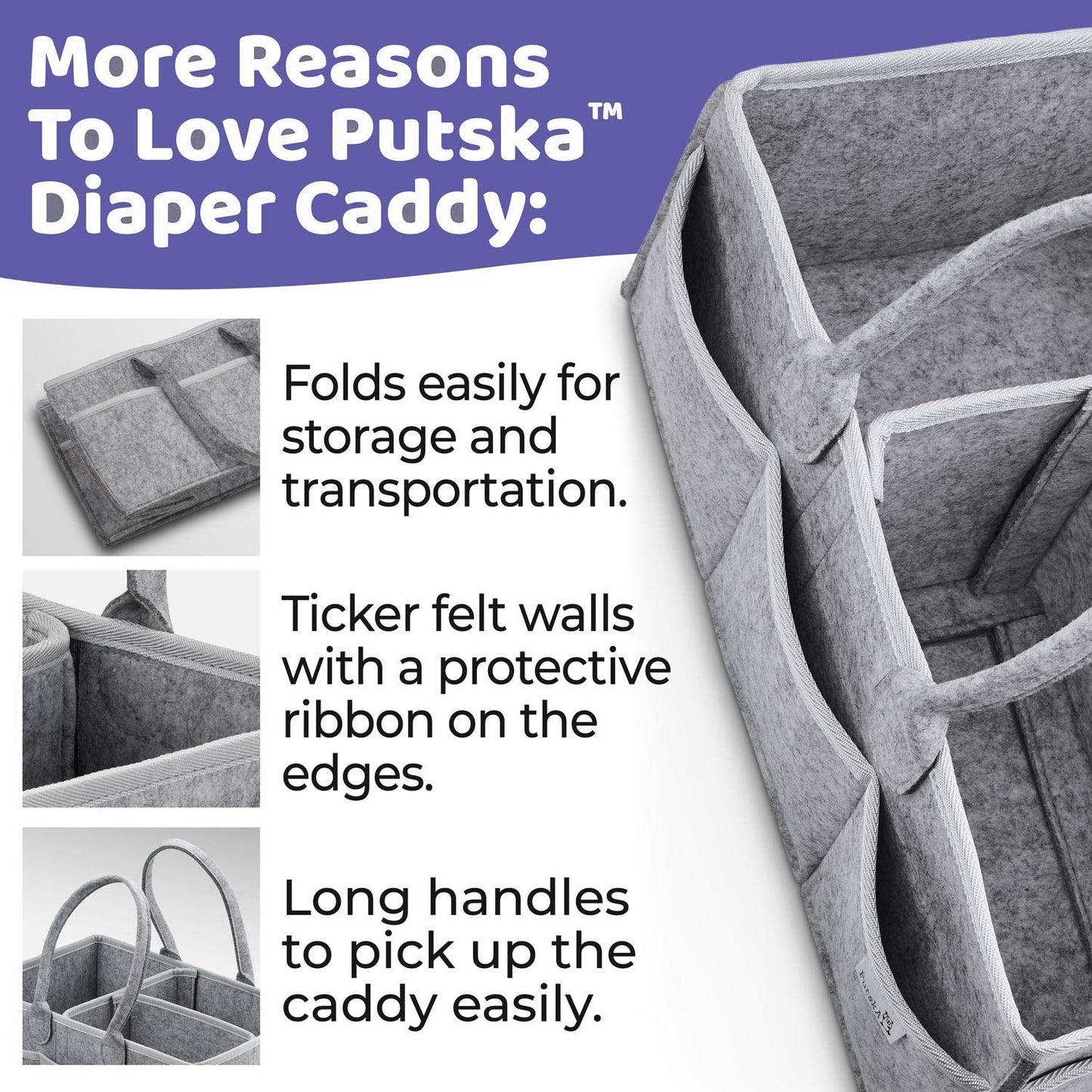 Baby Diaper Organizer - Keep Essentials Organized & Within Reach